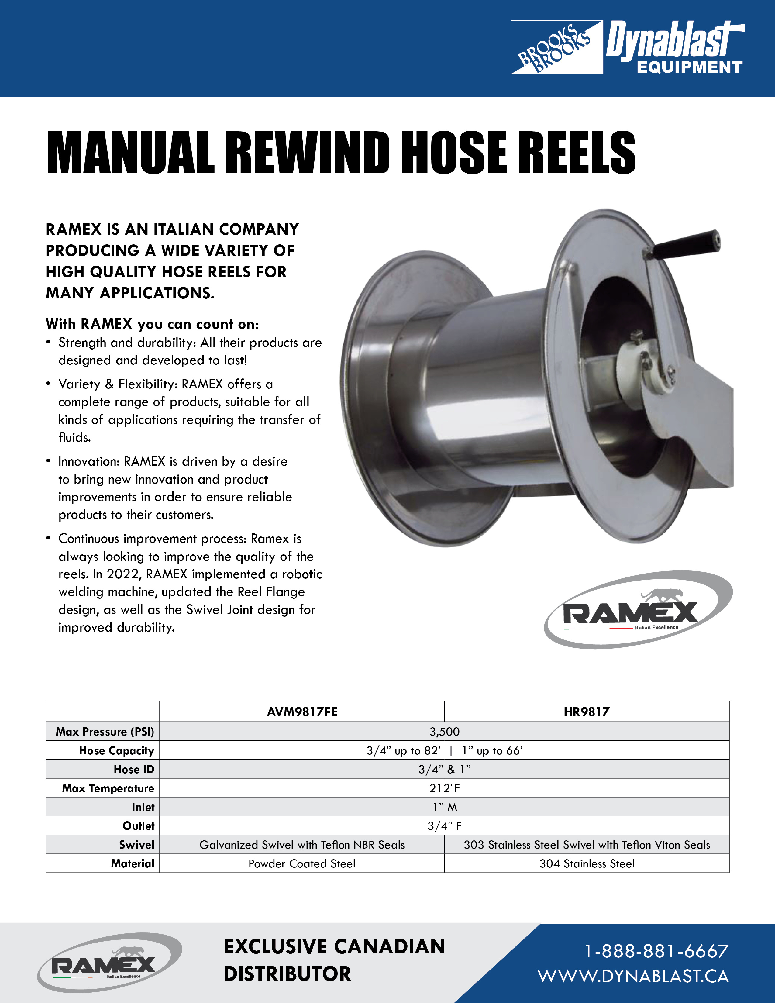 Ramex Manual Rewind Offering - ENG