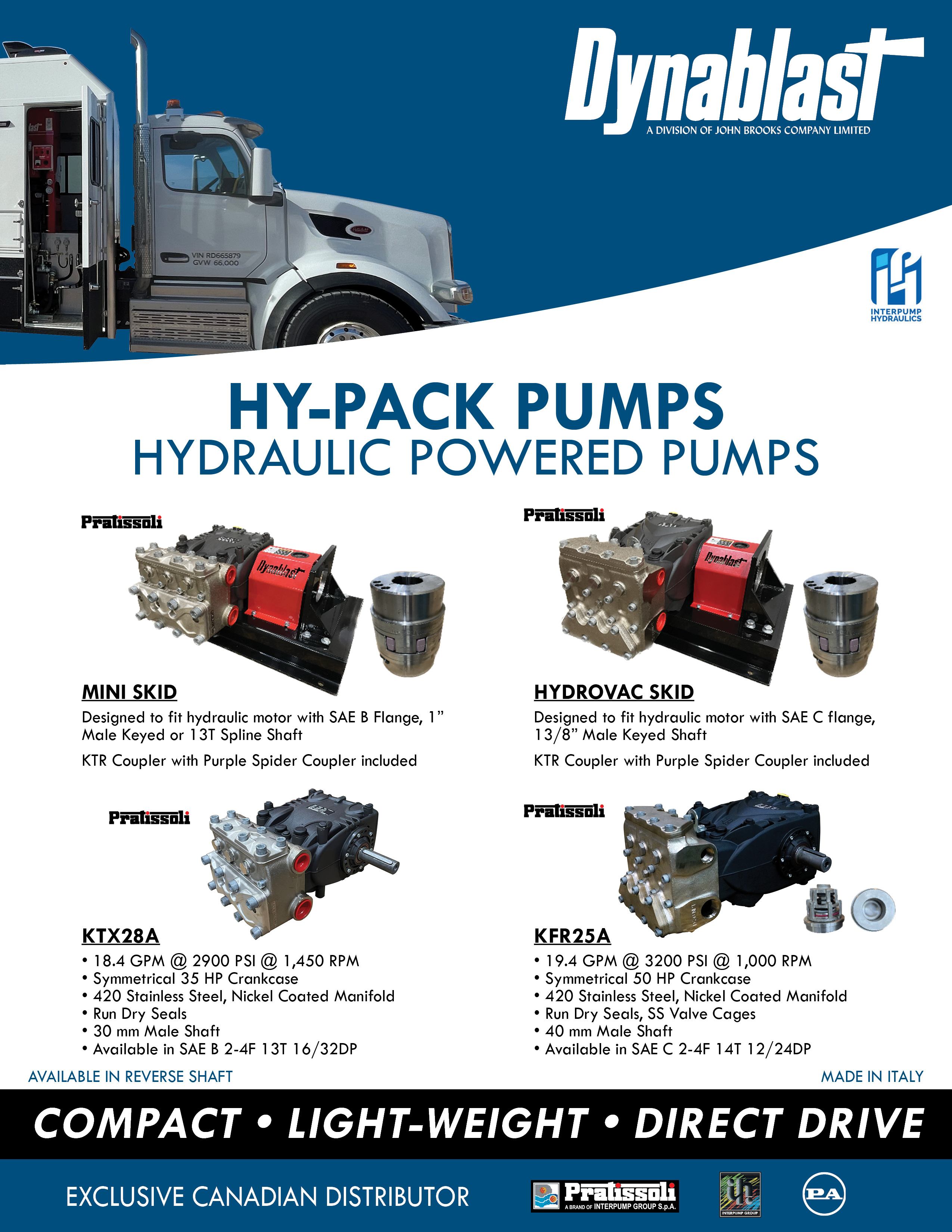 Dynablast HY-PACK Pumps