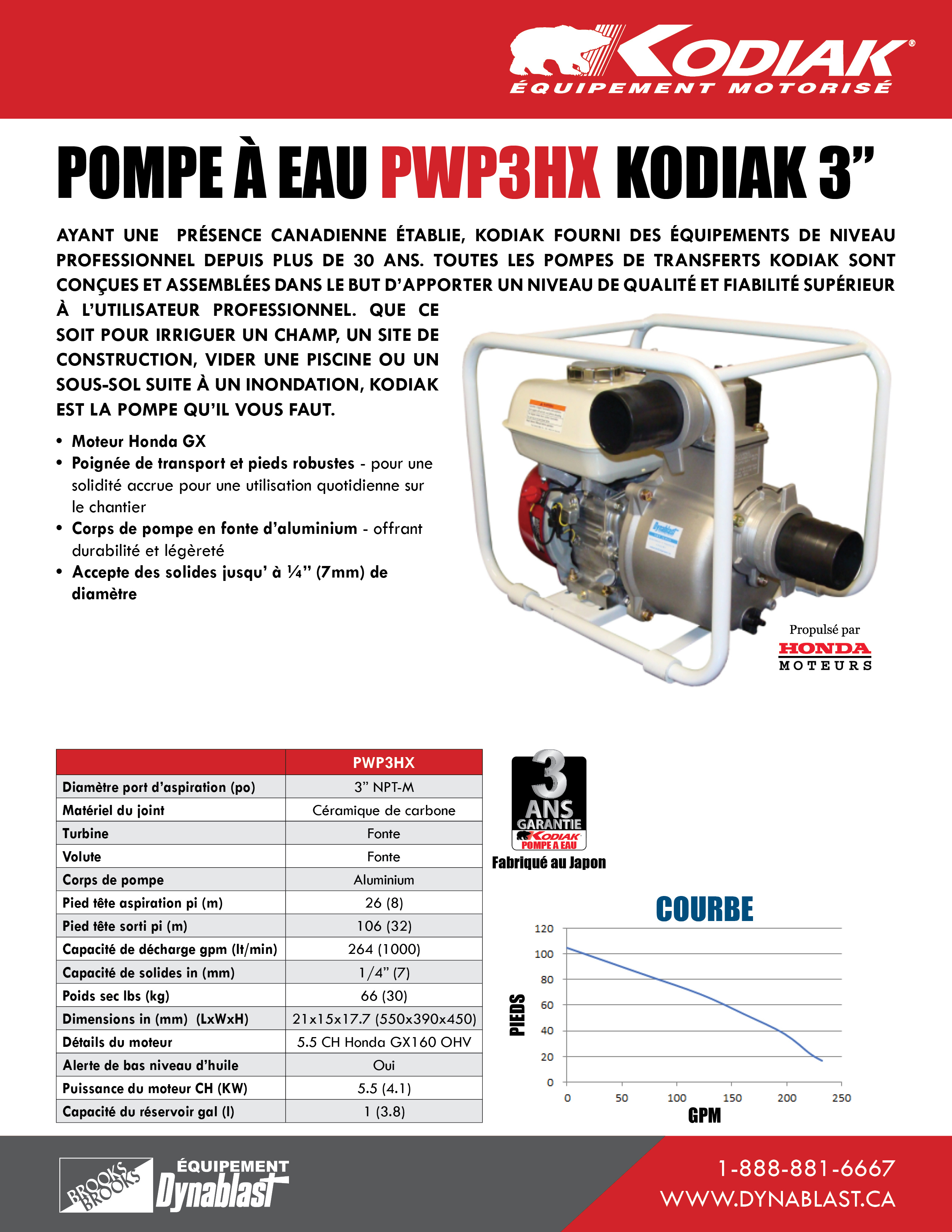 PWP3HX French Brochure