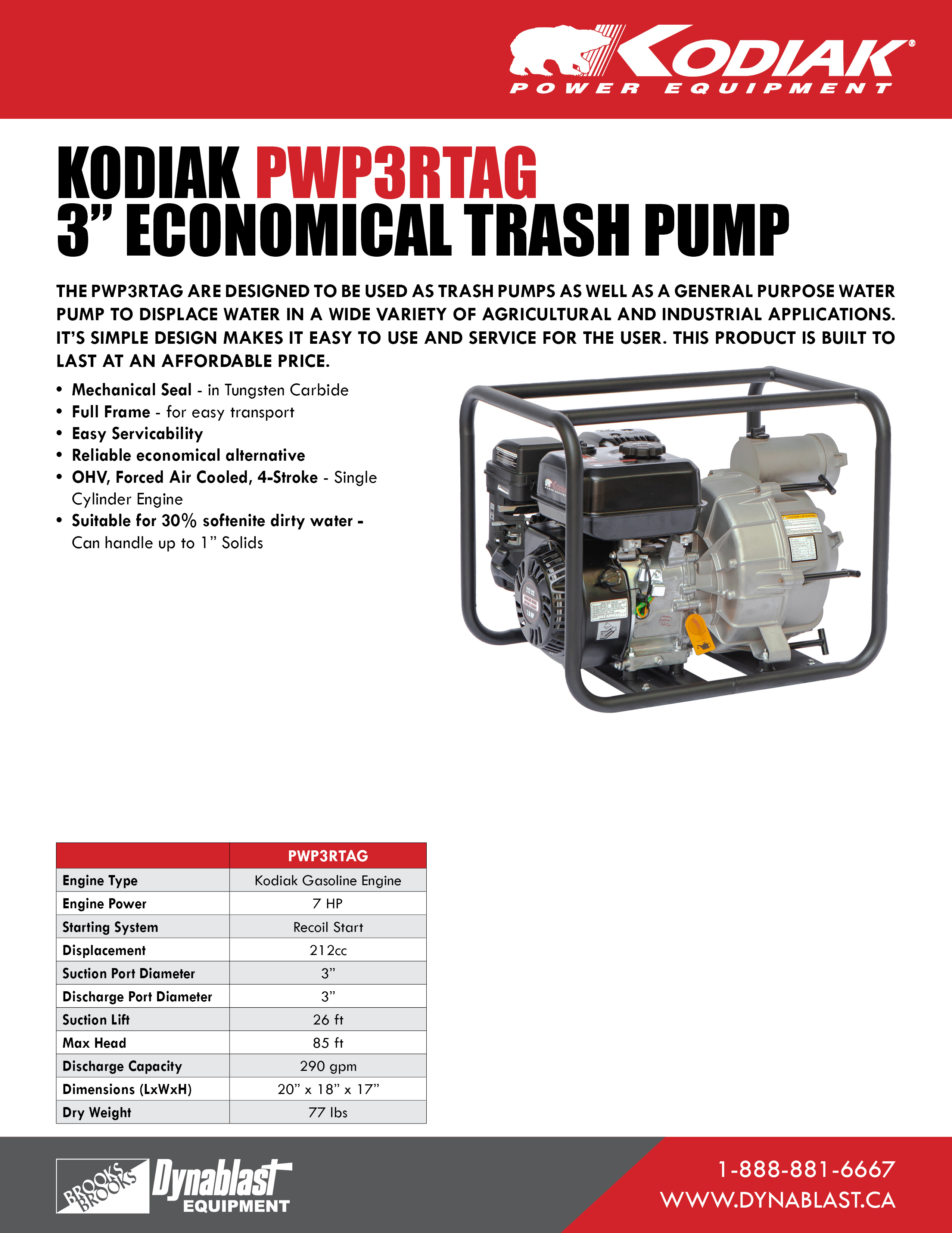 Kodiak PWP3RTAG Spec Sheet ENG