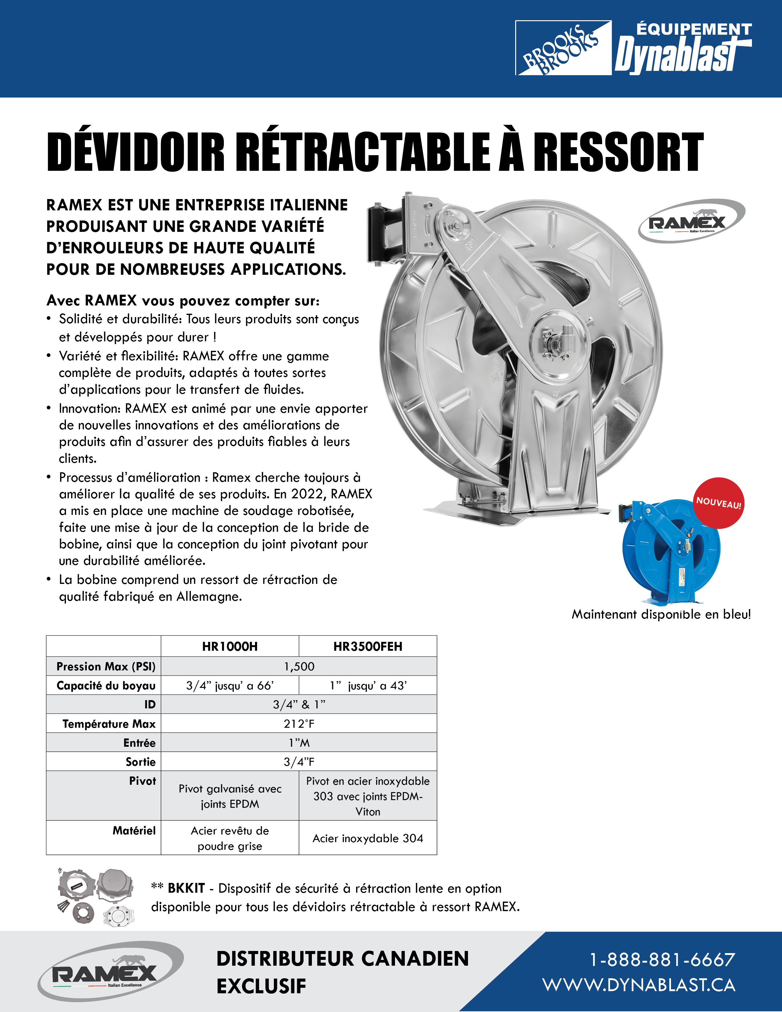 Ramex 1500PSI Spring Rewind Offering - FR