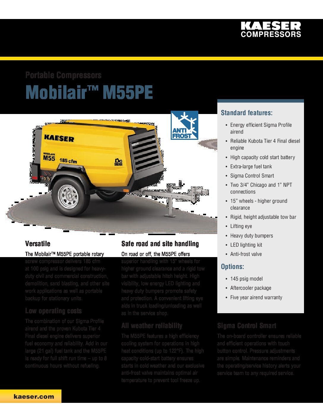 Kaeser Mobilair™? M55PE Portable Compressor